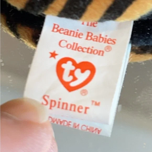 6/$25 Ty Black and Tan Spider Plush Toy - Picture 3 of 4